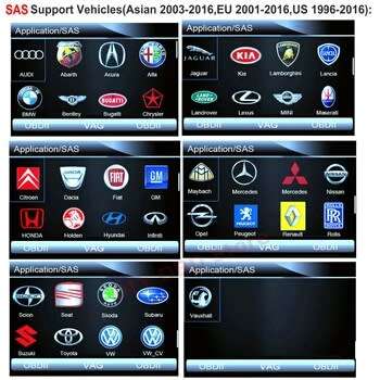 FOXWELL NT630 Pro Engine,ABS,Airbag,SRS,SAS, Reset Scan Tool Anti Lock Brake System OBD2 Scanner